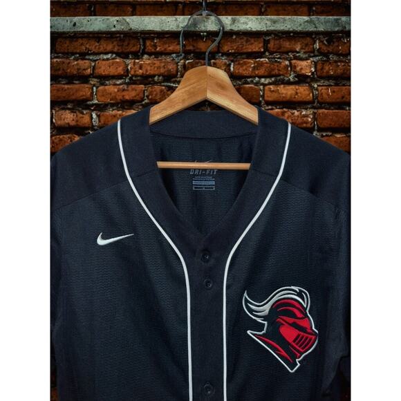 Rutgers Scarlet Knights Nike Vapor Dinger Baseball Jersey Men’s M Black - Picture 2 of 7